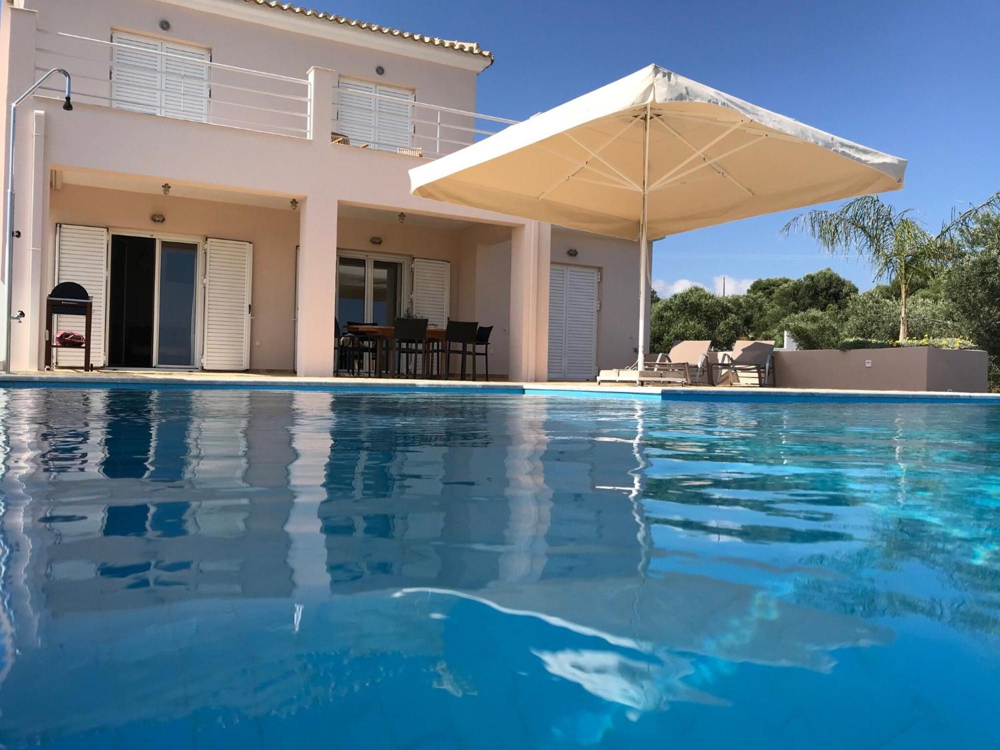 Luxurious Villa In Peloponnese With Swimming Pool Kamaria  Exterior photo