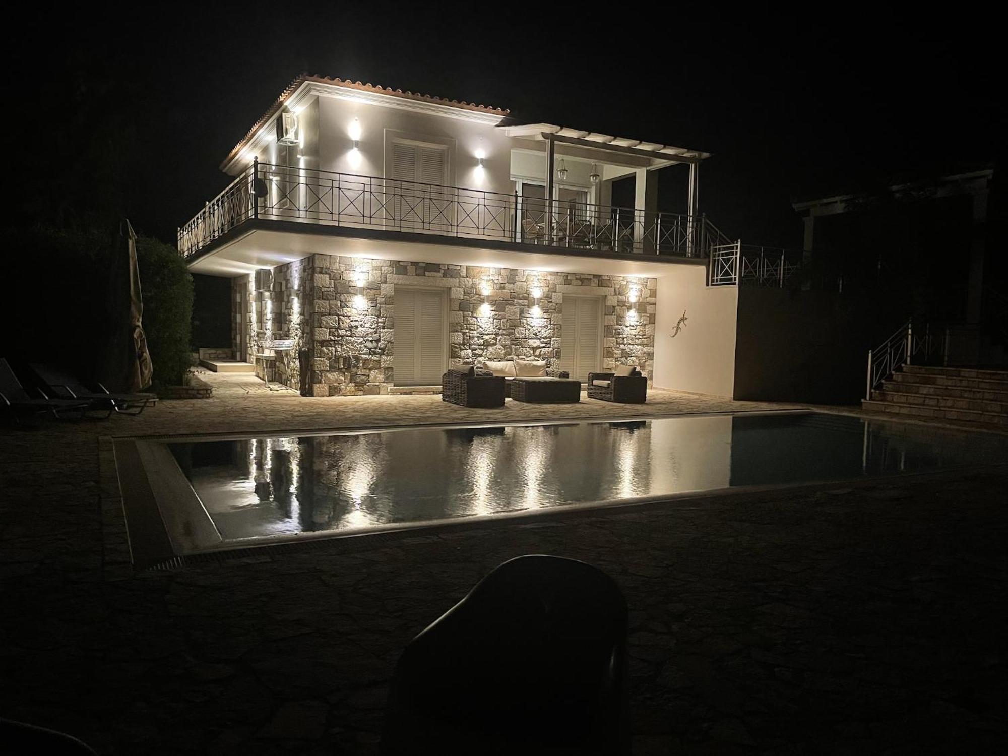 Luxurious Villa In Peloponnese With Swimming Pool Kamaria  Exterior photo
